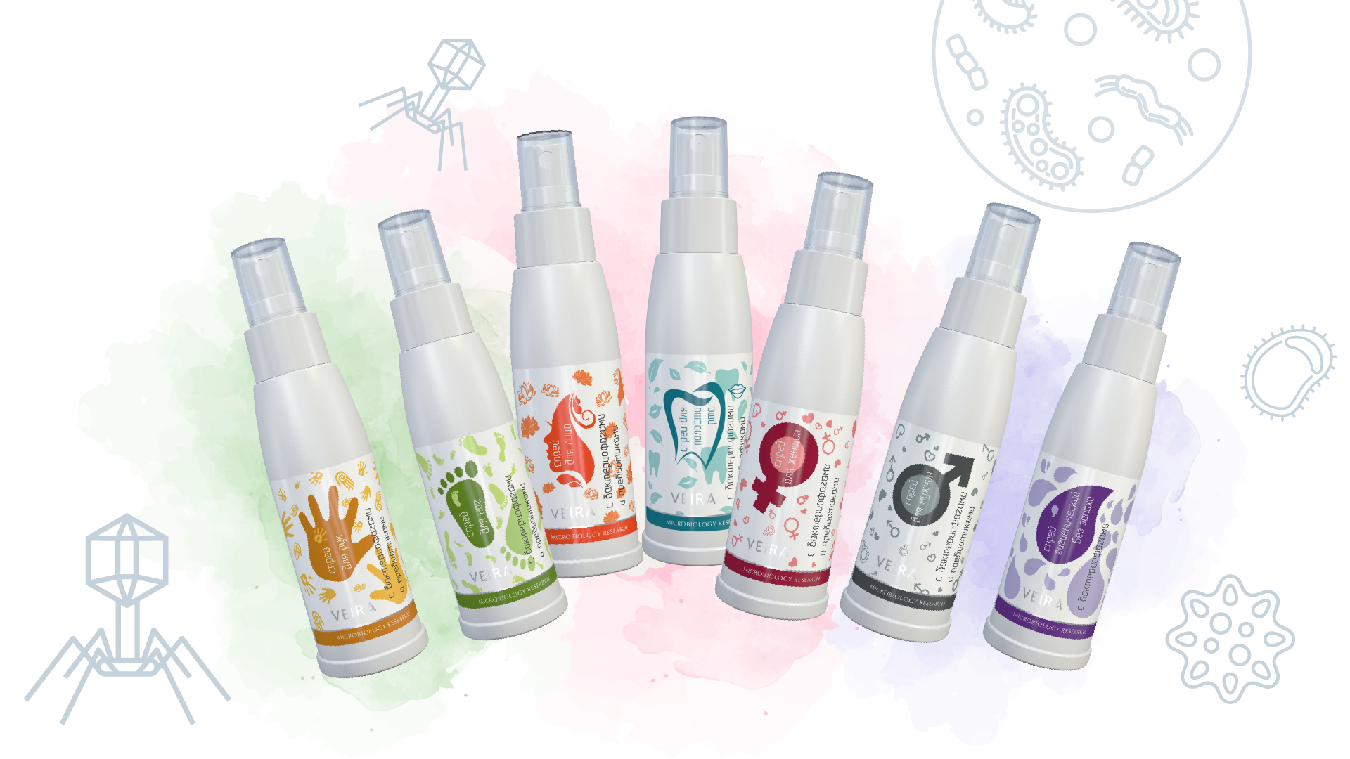 VEIRA спреи с бактериофагами